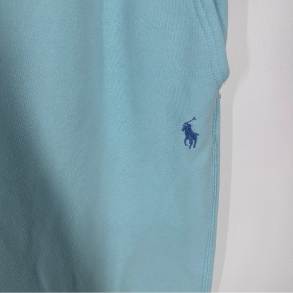 Polo Ralph Lauren Women’s Rl Fleece-ath-pnt Sweatpants Size Large Jogger Blue - Picture 7 of 7